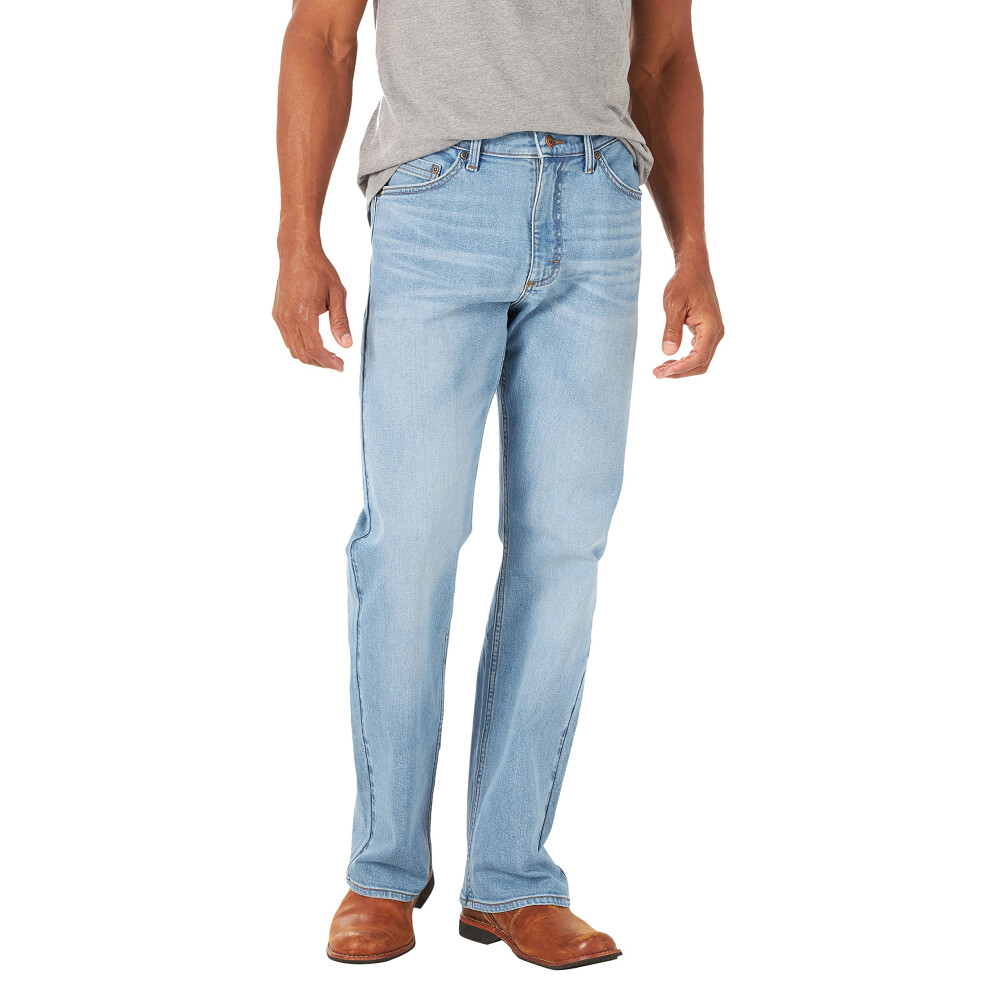 Jean bootcut coupe d?contract?e Wrangler Authentics pour homme, mod?le Duncan, 32 l x 32 L