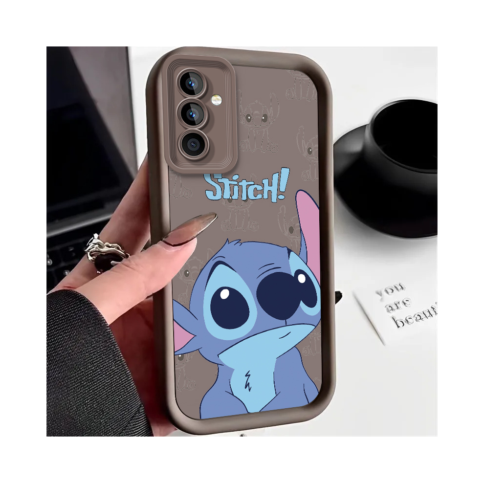 (6, Galaxy S21 FE) Lovely Disney Stitch Case for Samsung Galaxy S24 S