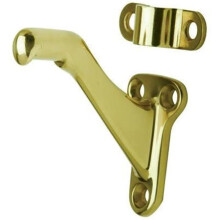 Ives 059BBLK Residential Solid Brass Handrail Bracket, Black