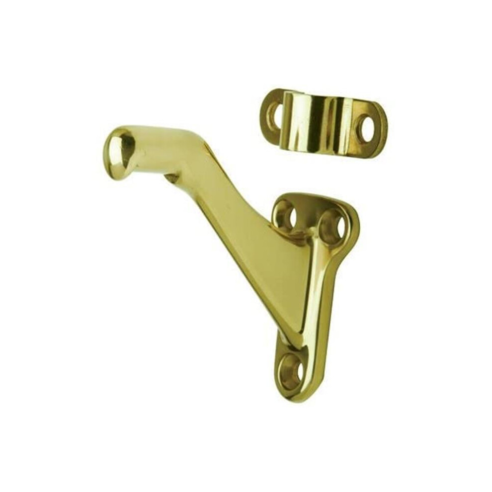 Ives 059BBLK Residential Solid Brass Handrail Bracket, Black