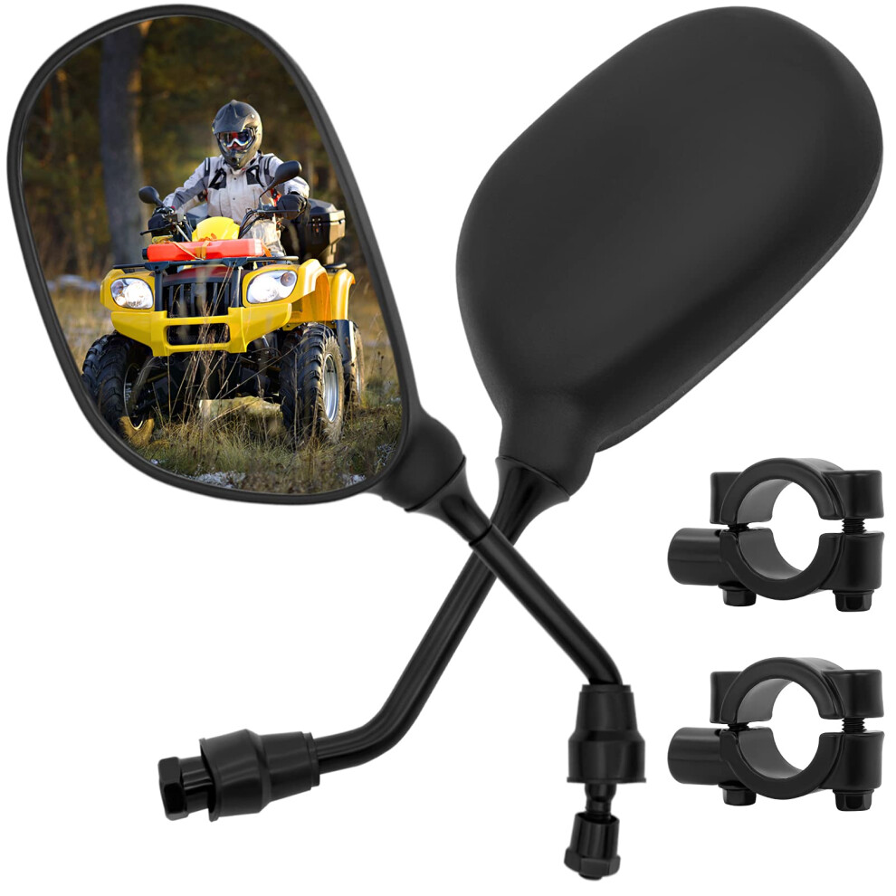 Atv Rear View Mirror 360 Degrees Ball-Type Atv Side Rearview Mirror With 7/8 Handlebar Mount For Motocycle Scooter Moped Sportsman Dirt Bike Cruiser 717857812112