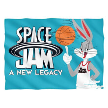 Trevco WBM1631FB-PLO1-20x28 20 x 28 in. Space Jam 2 & Bugs Mono Color Front & Back-Pillow Case, White