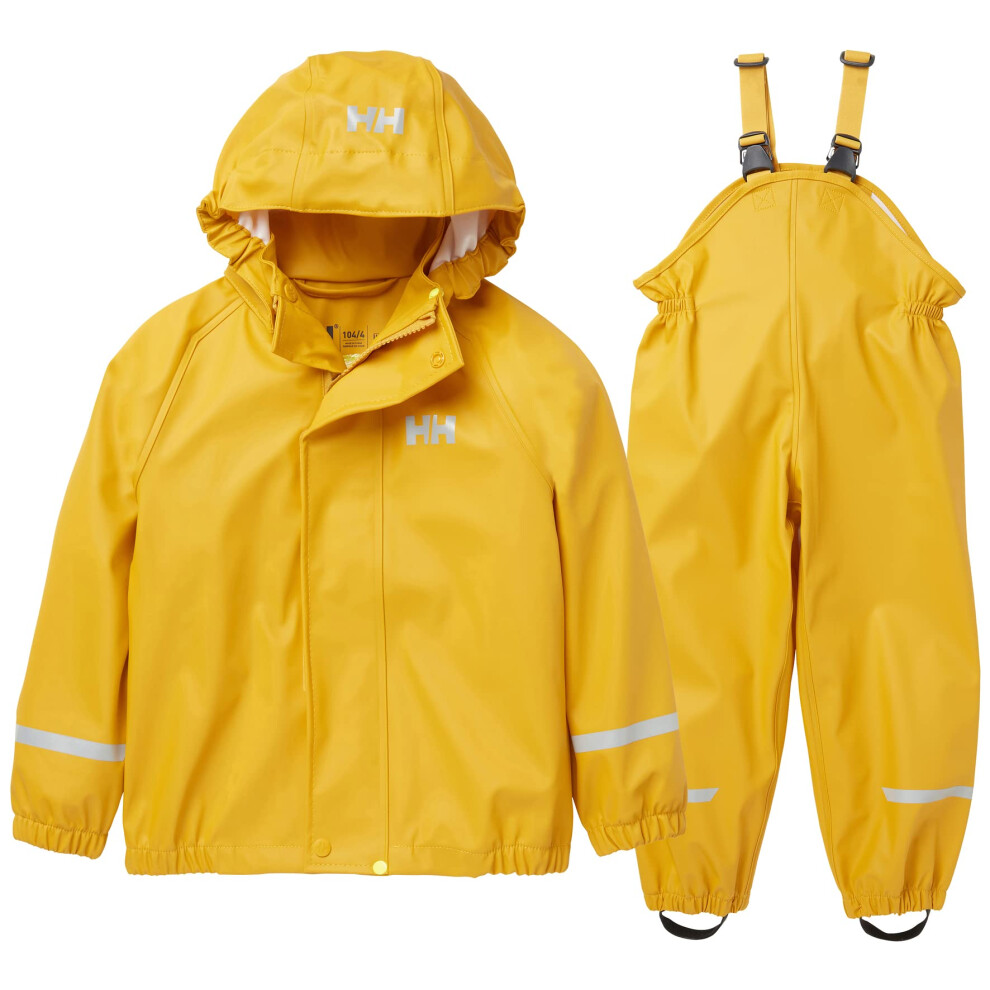 Helly Hansen Kids' New Bergen PU Rainset  344 Essential Yellow  4