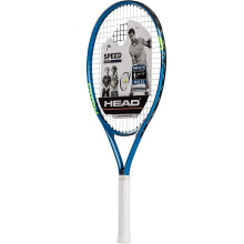 HEAD Speed Kids Tennis Racquet - Beginners Pre-Strung Head Light Balance Jr Racket Frustration Free Packaging - 25 Inch Blue