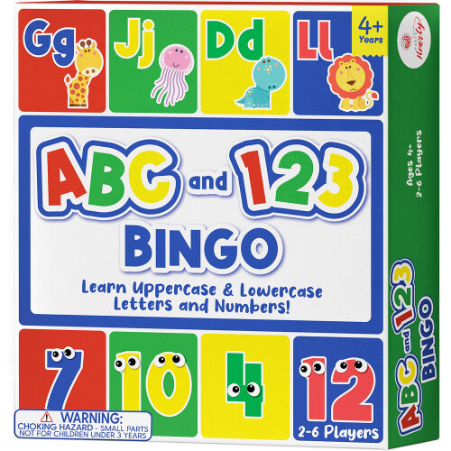 Παιχνίδι Bingo Αλφαβήτου και Αριθμών για Μαθητές Νηπιαγωγείου