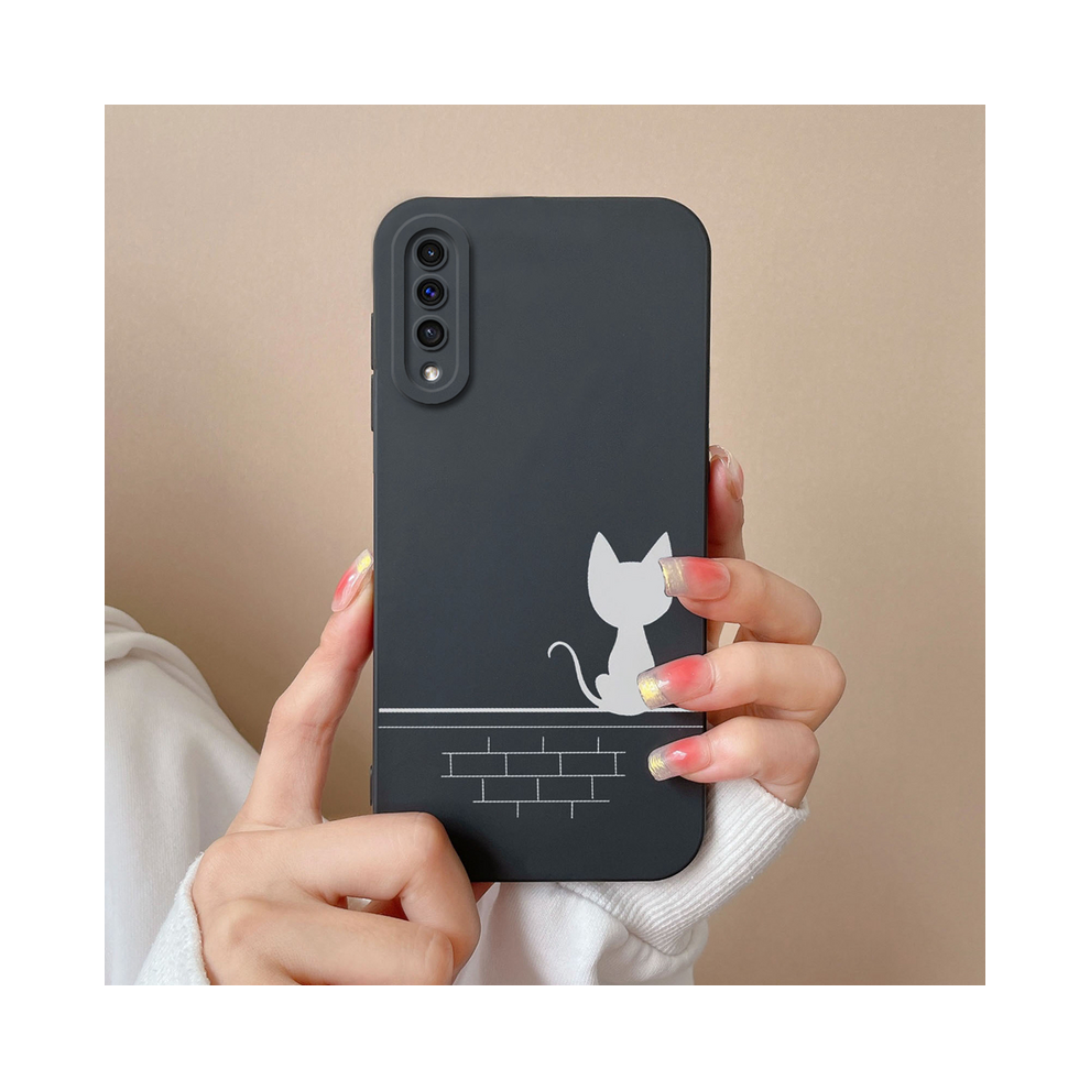 (Tyb7, Samsung Galaxy A50s) For Samsung A50 A50s Case Simple Heart Soft Liquid 967854958591