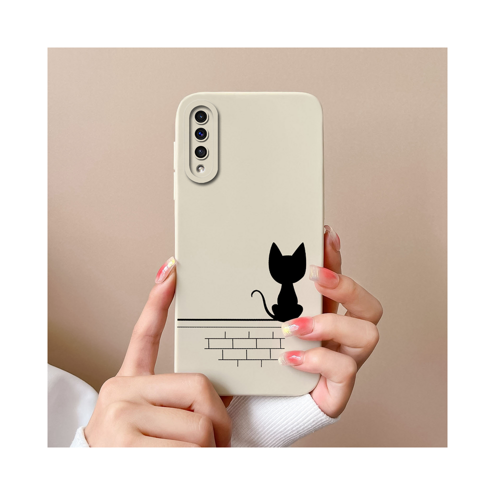 (Tyw8, Samsung Galaxy A50s) For Samsung A50 A50s Case Simple Heart Soft Liquid 967854958874