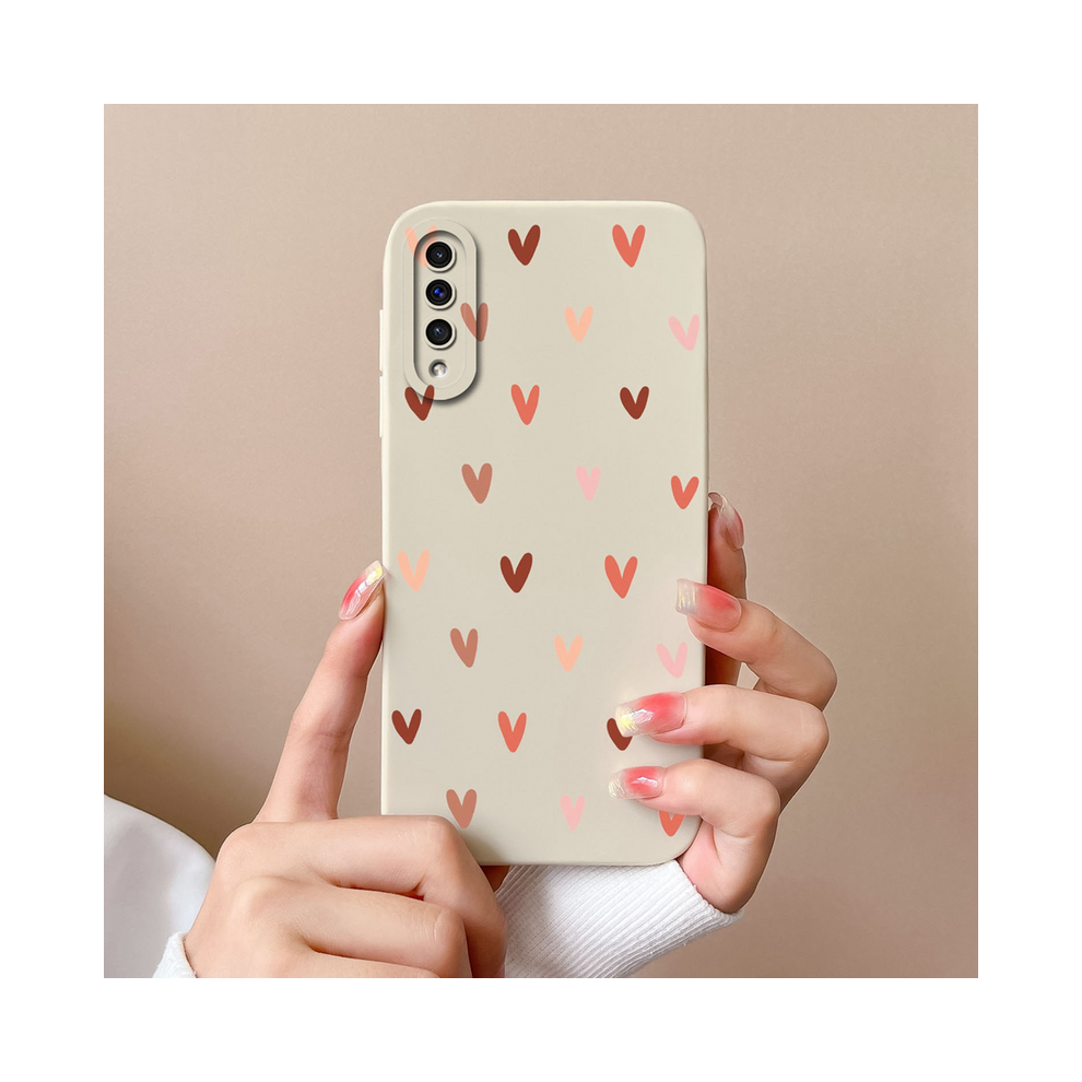 (Tyw5, Samsung Galaxy A50s) For Samsung A50 A50s Case Simple Heart Soft Liquid 967854958898