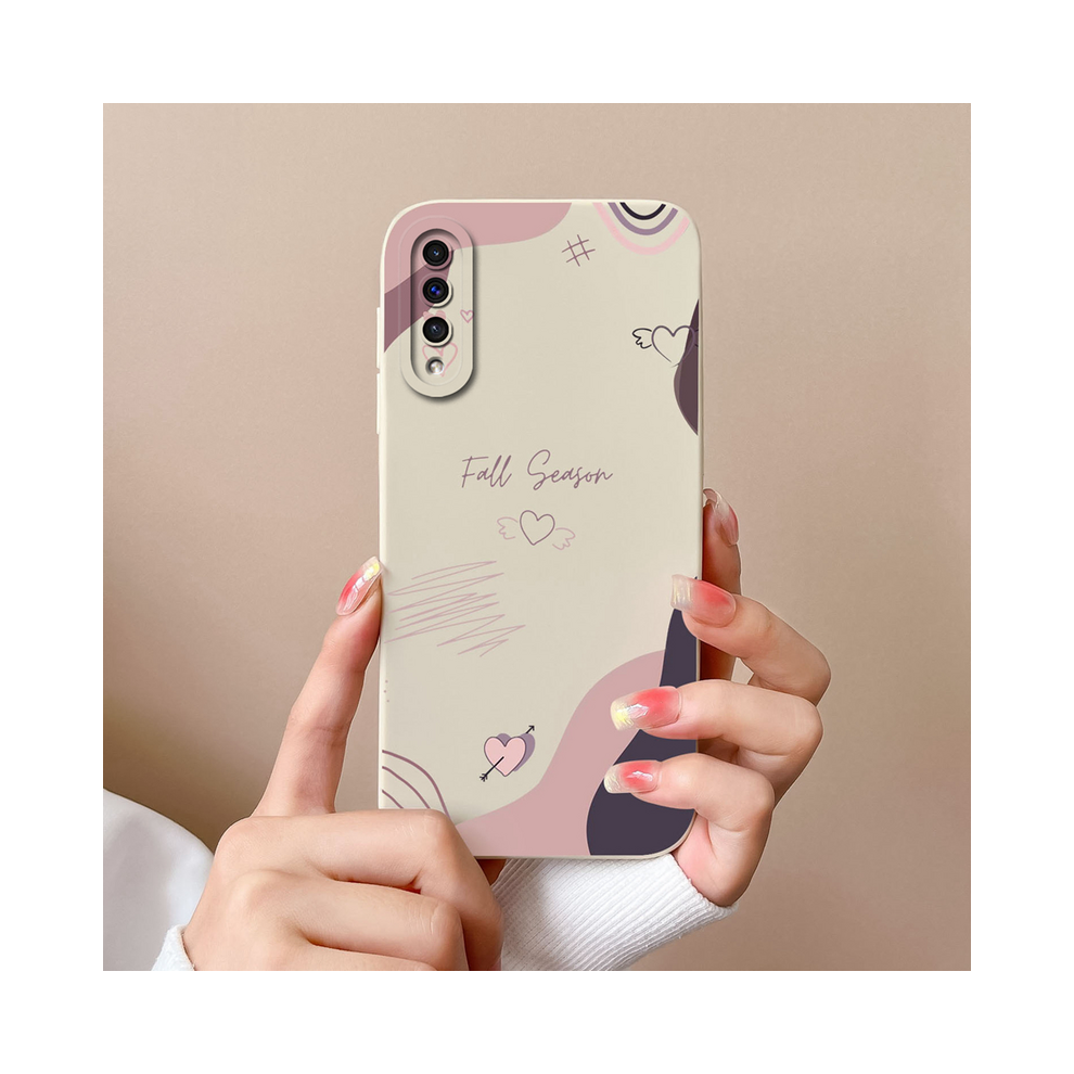(Tyw255, Samsung Galaxy A50) For Samsung A50 A50s Case Simple Heart Soft Liquid 967854958980