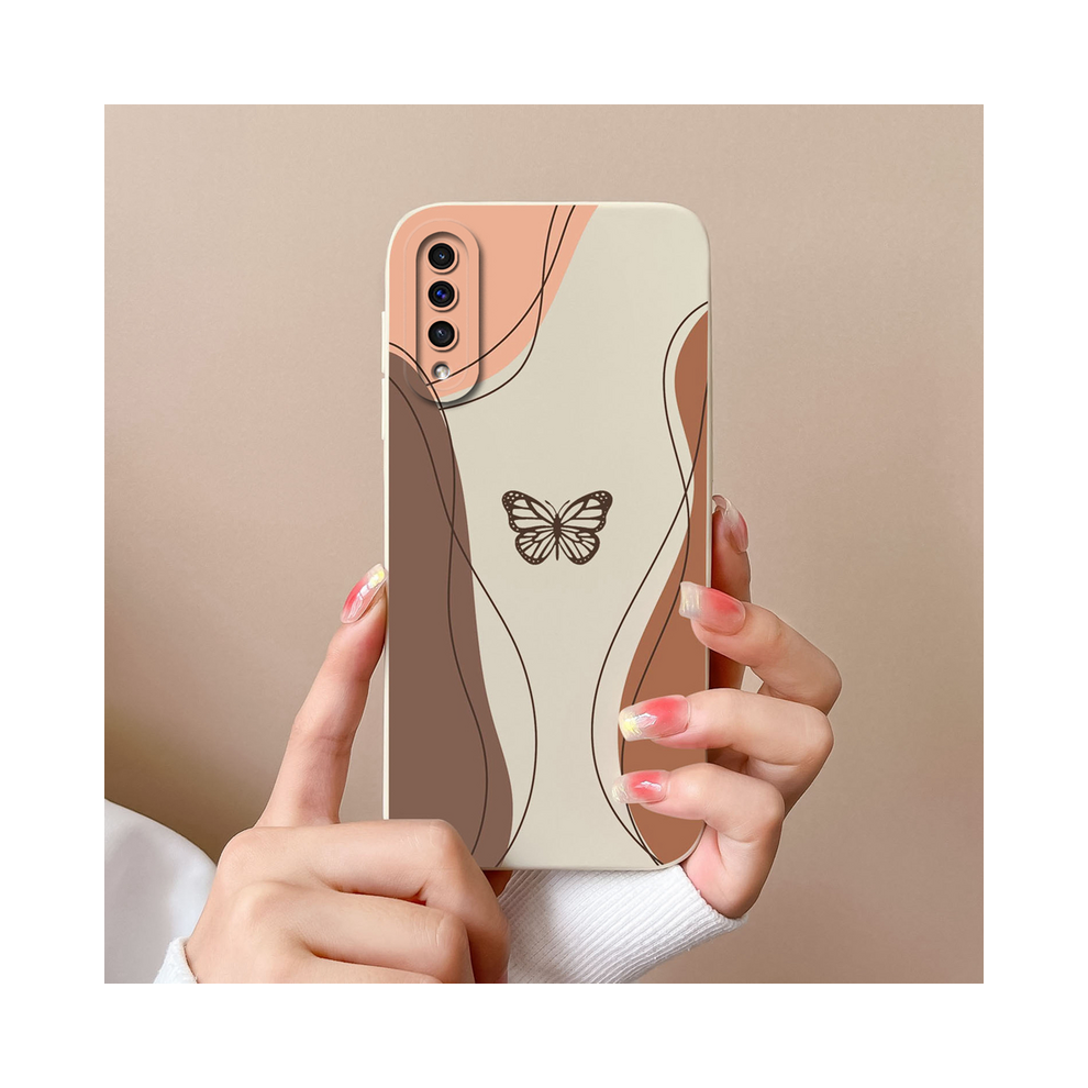 (Tyw215, Samsung Galaxy A50s) For Samsung A50 A50s Case Simple Heart Soft Liquid 967854959031
