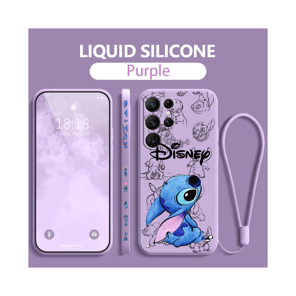 (A39TVlt02, Samsung S21 5G) Lilo & Stitch Angel For Samsung Galaxy S24 S23 S22
