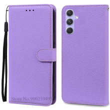 (Light Purple, For Samsung A35 5G) A35 5G Case For Samsung Galaxy A35 Case Leather Wa