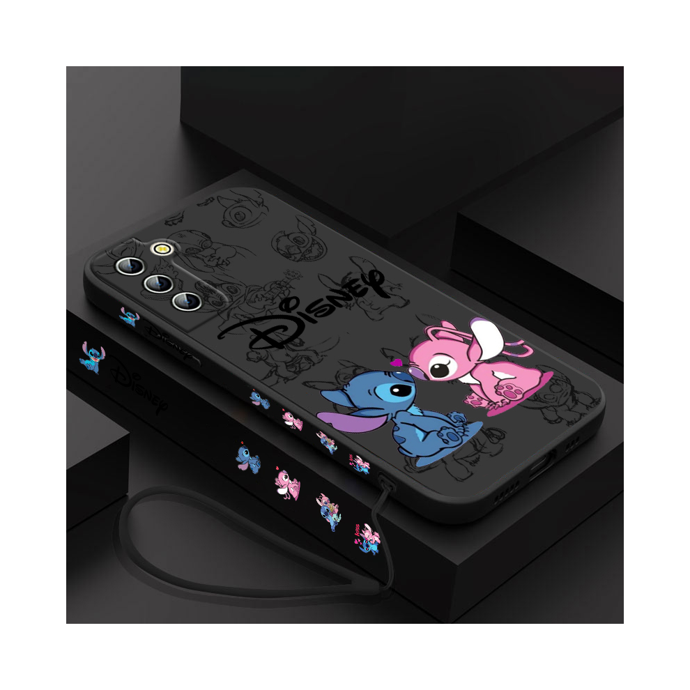 (A30tblk01, Samsung S21 Ultra5g) Super Cute Stitch For Samsung Galaxy S24 S23 S22 S 967854980509