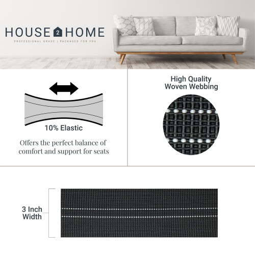 House2Home Σαμπρέλες για Καρέκλες και Έπιπλα, 3 ιντσών x 60 πόδια 2