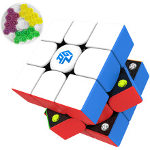 CuberShop GAN 356 M Magnetisk Speed Cube, GANs 3X3 Klisterfri Magnetisk Cube, Smidig & Snabb 3x3