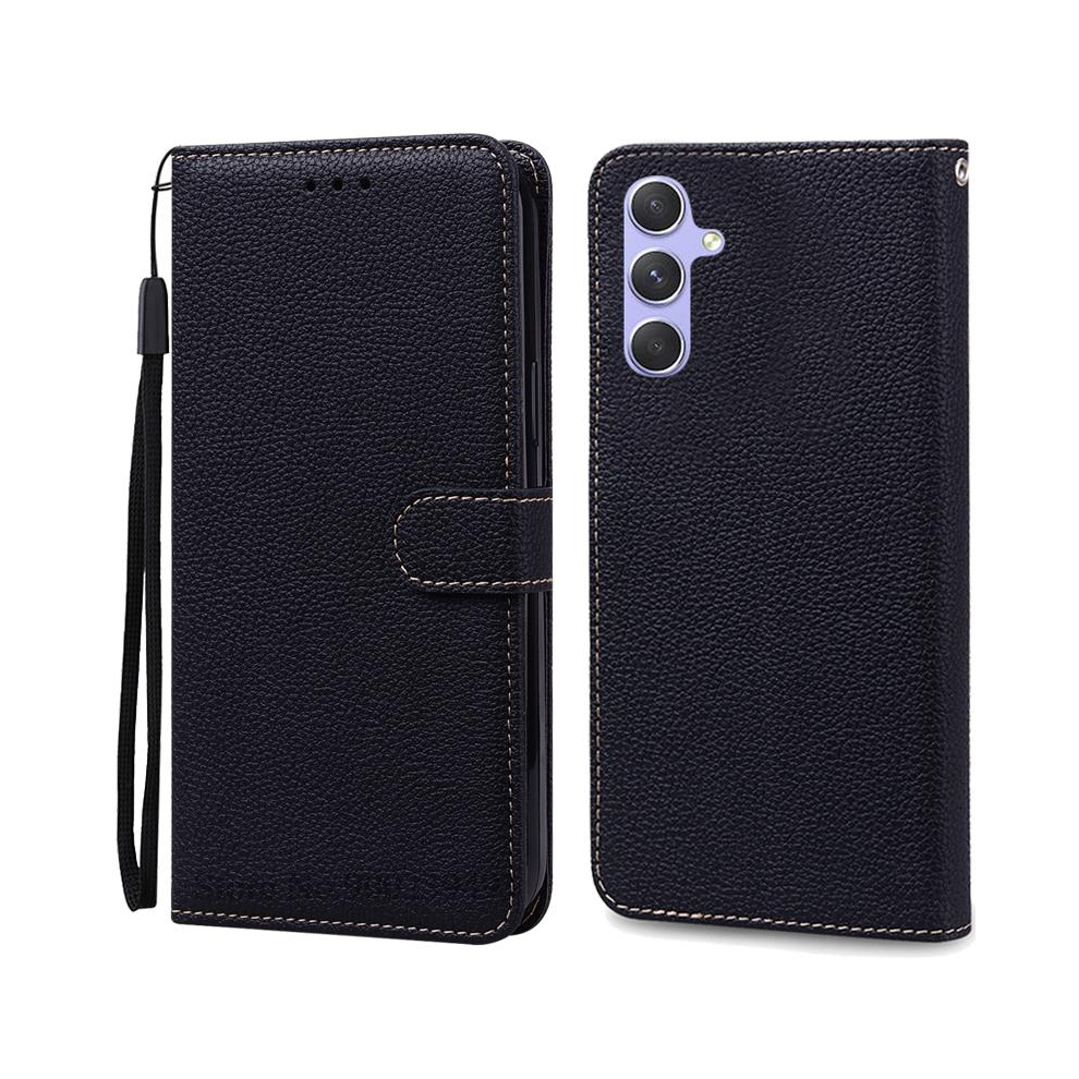 (, For Samsung A25 5G) A25 5G Case For Samsung Galaxy A25 Case Leather Wa Black 967855009346