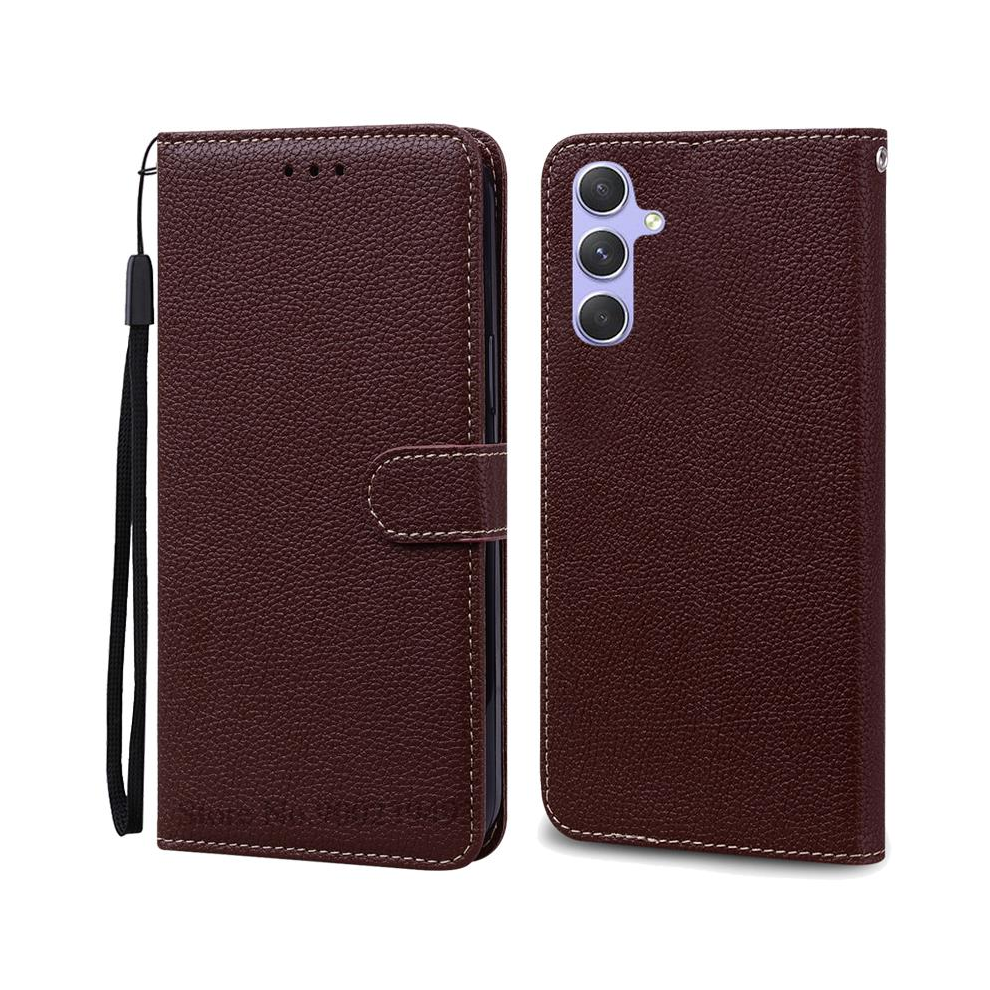 (Coffee, For Samsung A25 5G) A25 5G Case For Samsung Galaxy A25 Case Leather Wa Brown 967855009520