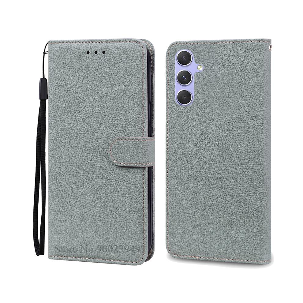 (, For Samsung A25 5G) A25 5G Case For Samsung Galaxy A25 Case Leather Wa Gray 967855009599