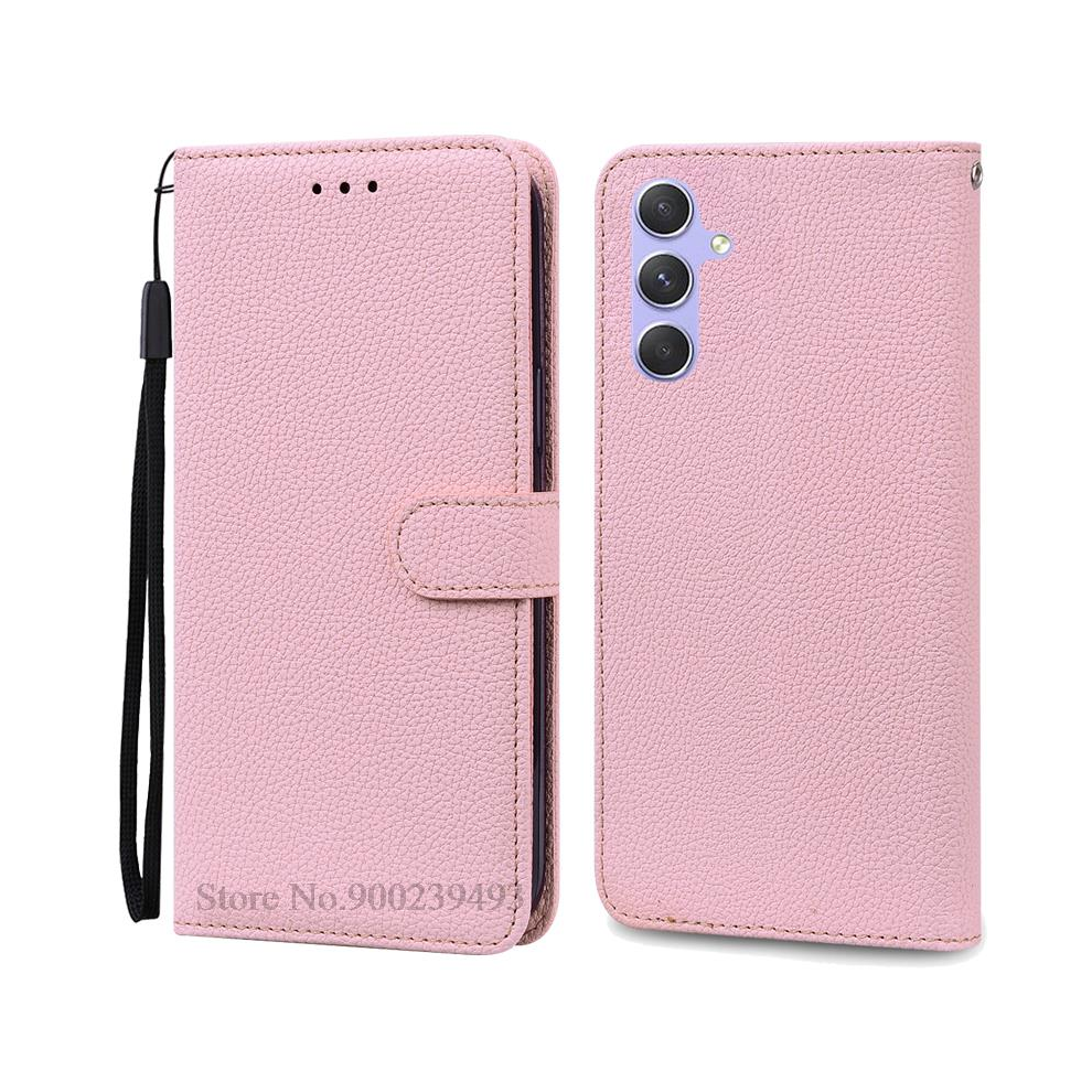 (, For Samsung A25 5G) A25 5G Case For Samsung Galaxy A25 Case Leather Wa Pink 967855009629