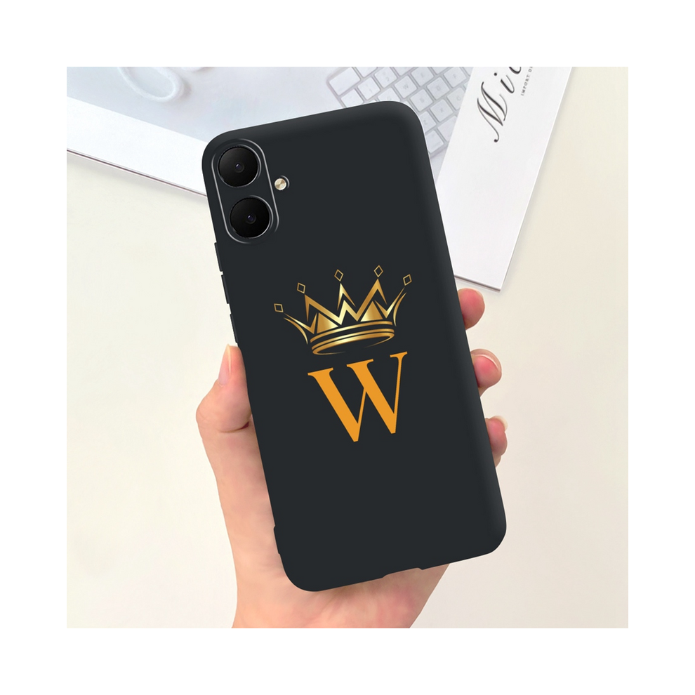 (Letter - W, For Samsung A05) For Samsung Galaxy A05 Case A05s Cover Sm-A055f Sm Black 967855005102