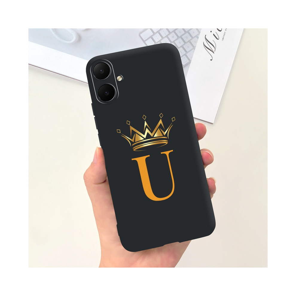 (Letter - U, For Samsung A05) For Samsung Galaxy A05 Case A05s Cover Sm-A055f Sm Black 967855005225