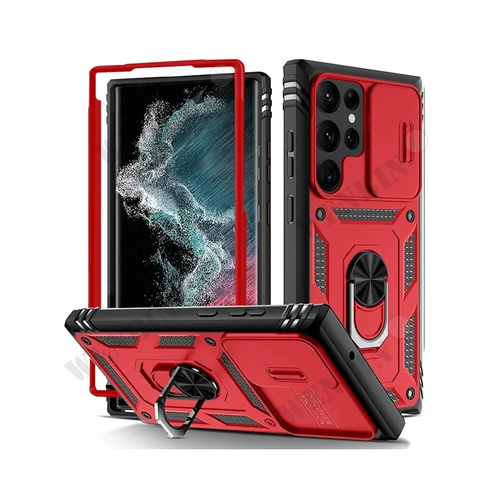 (Red, Samsung S25 Ultra) Case For Samsung S25 Ultra S24 S23 S22 Plus S24 FE