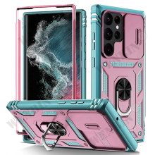 (PinkGreen, Samsung S25 Plus) Case For Samsung S25 Ultra S24 S23 S22 Plus S24 FE