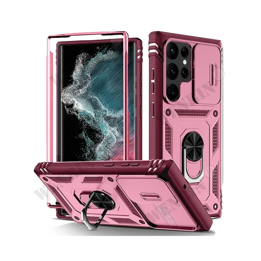 (, Samsung S21 Ultra) Case For Samsung S25 Ultra S24 S23 S22 Plus S24 Fe Pink
