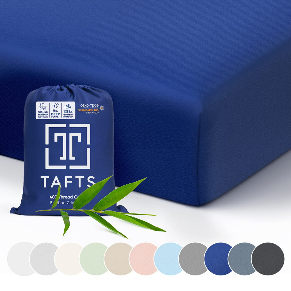 Drap-housse en bambou TAFTS pour berceau, unisexe, 100 % biologique, pour berceau standard et matelas pour tout-petits, luxueusement doux et frai