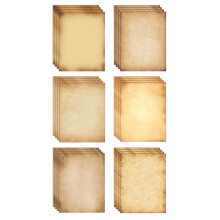 100 Pcs Old Fashioned Letter Paper Vintage Design Paper DIN A4 Recycled Ideal For Vintage Invitations And Letters