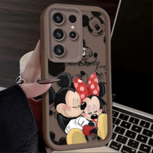 (8, S22) Disney Mickey Minnie Couple Case for Samsung Galax