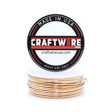 Craftwire USA tmr, csupasz bronzhuzal kr, halott lgy 5OZ 16 mro