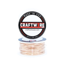 Solid Bare kobbertr?d Rundt udvalg Bright Dead Soft 25 fod 24 gauge