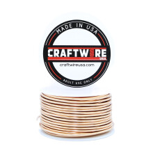 Craftwire USA Solid Bare Bronze Wire Rund Udvalg Dead Soft 5OZ 14 Gauge