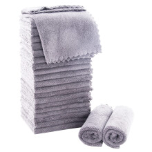 LOONQUEEN Ultra Soft Premium panos de panos do conjunto - 12 x 12 polegadas - 24 pacote - secagem r pida - Roupas de lavagem de banheiro de velud