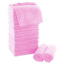 MOONQUEEN Set di salviette ultra morbide di alta qualit - 30,5 x 30,5 cm - Confezione da 24 - Asciugatura rapida - Asciugamani da bagno in vellu
