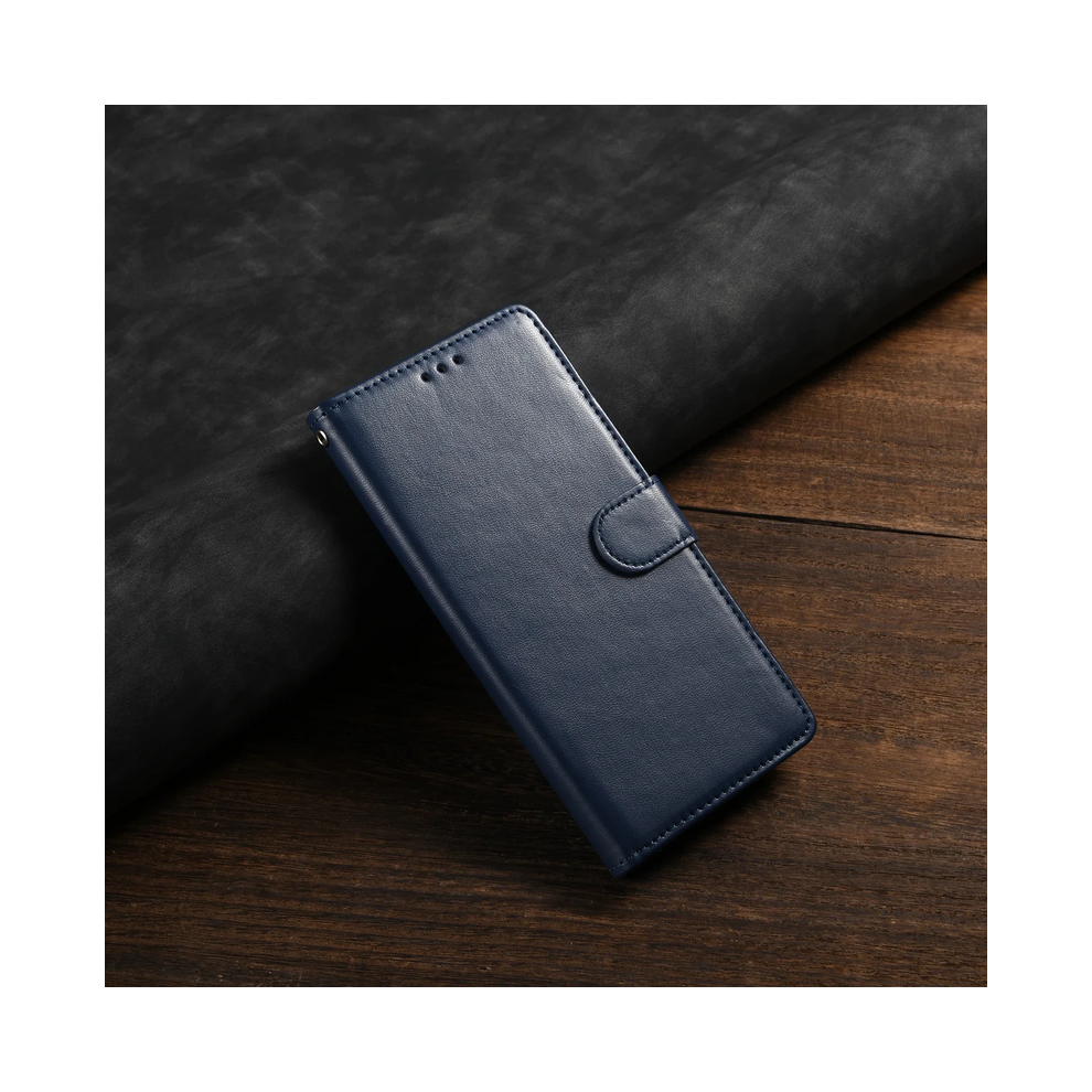 (, For Galaxy S9) Leather Flip Wallet Case For Samsung Galaxy S24 S2 Blue 967855021379