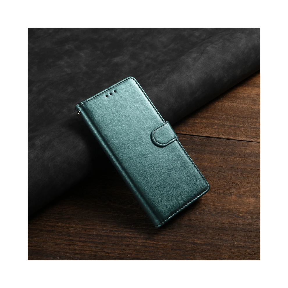 (Lucky For Galaxy S22 Plus) Leather Flip Wallet Case For Samsung Galaxy S24 S2 Green 967855022130
