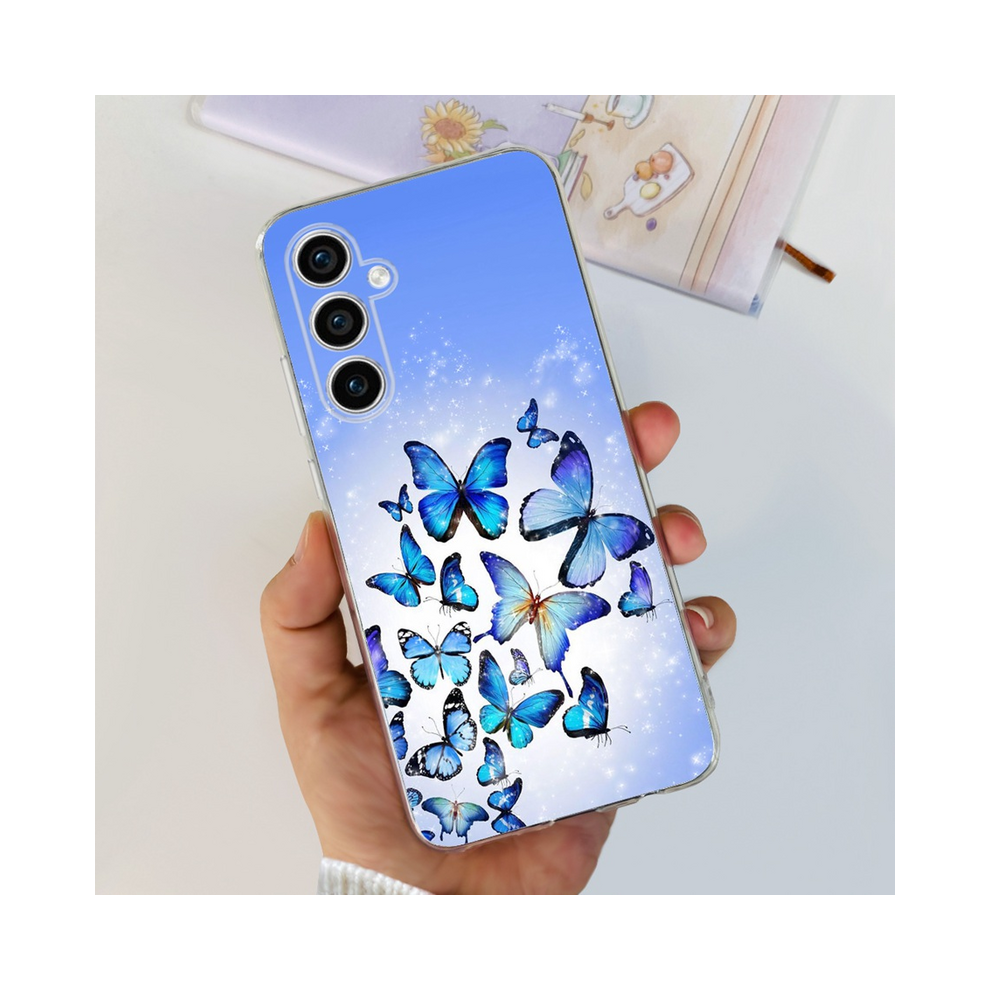 (Shell-U16, For Samsung S23 Fe) For Samsung Galaxy S23 Fe 5G Case 2023 Fashion Blu 967855035253