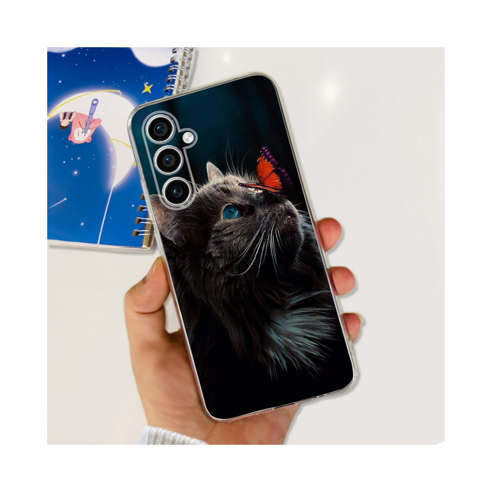 (Shell-U55, For Samsung S23 Fe) For Samsung Galaxy S23 Fe 5G Case 2023 Fashion Blu 967855035321