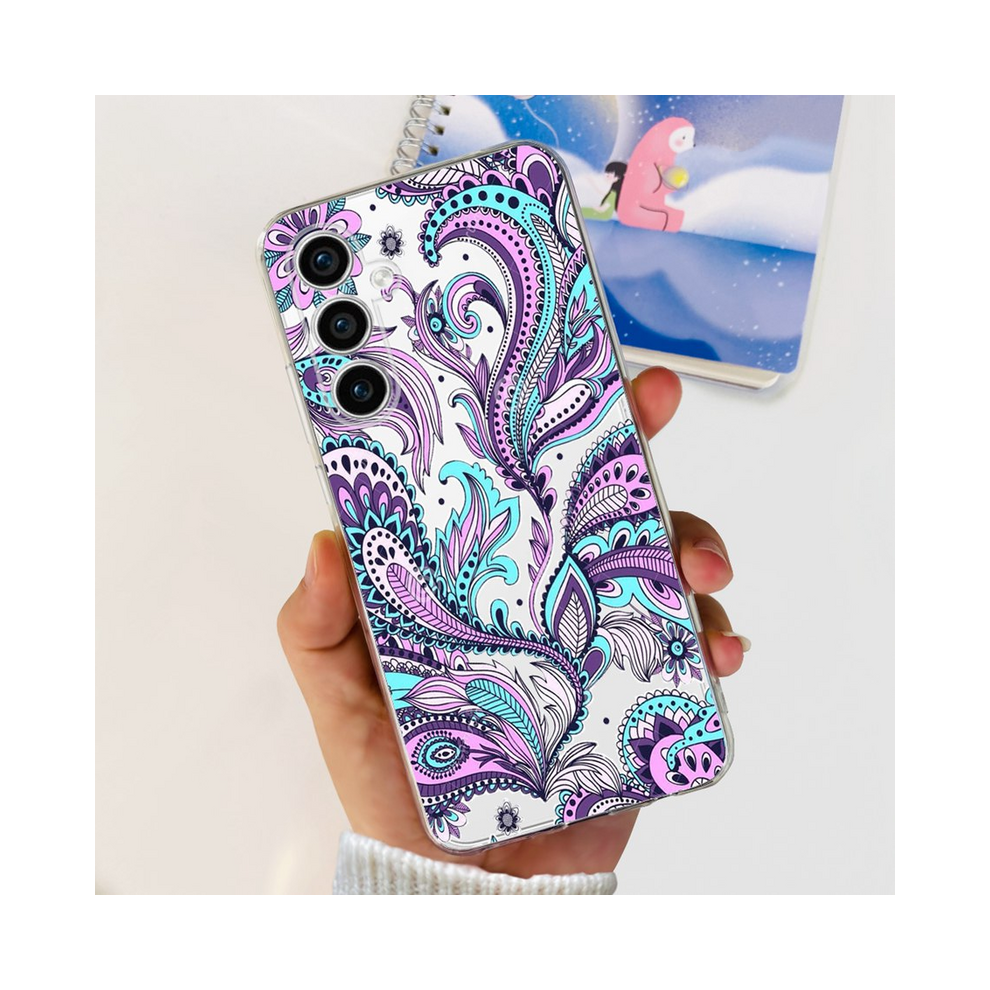 (Shell-U13, For Samsung S23 Fe) For Samsung Galaxy S23 Fe 5G Case 2023 Fashion Blu 967855035307