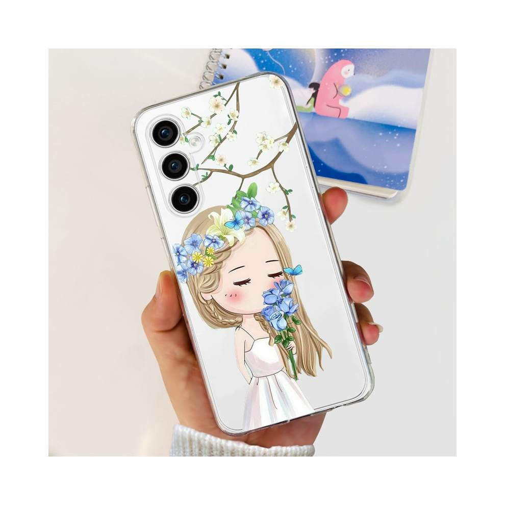 (Shell-U66, For Samsung S23 Fe) For Samsung Galaxy S23 Fe 5G Case 2023 Fashion Blu 967855035437