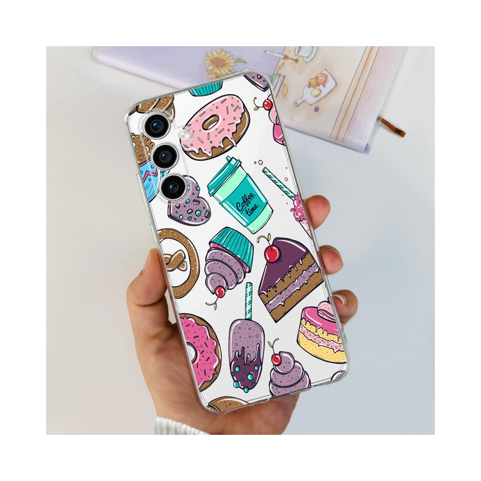 (Shell-U42, For Samsung S23 Fe) For Samsung Galaxy S23 Fe 5G Case 2023 Fashion Blu 967855035512