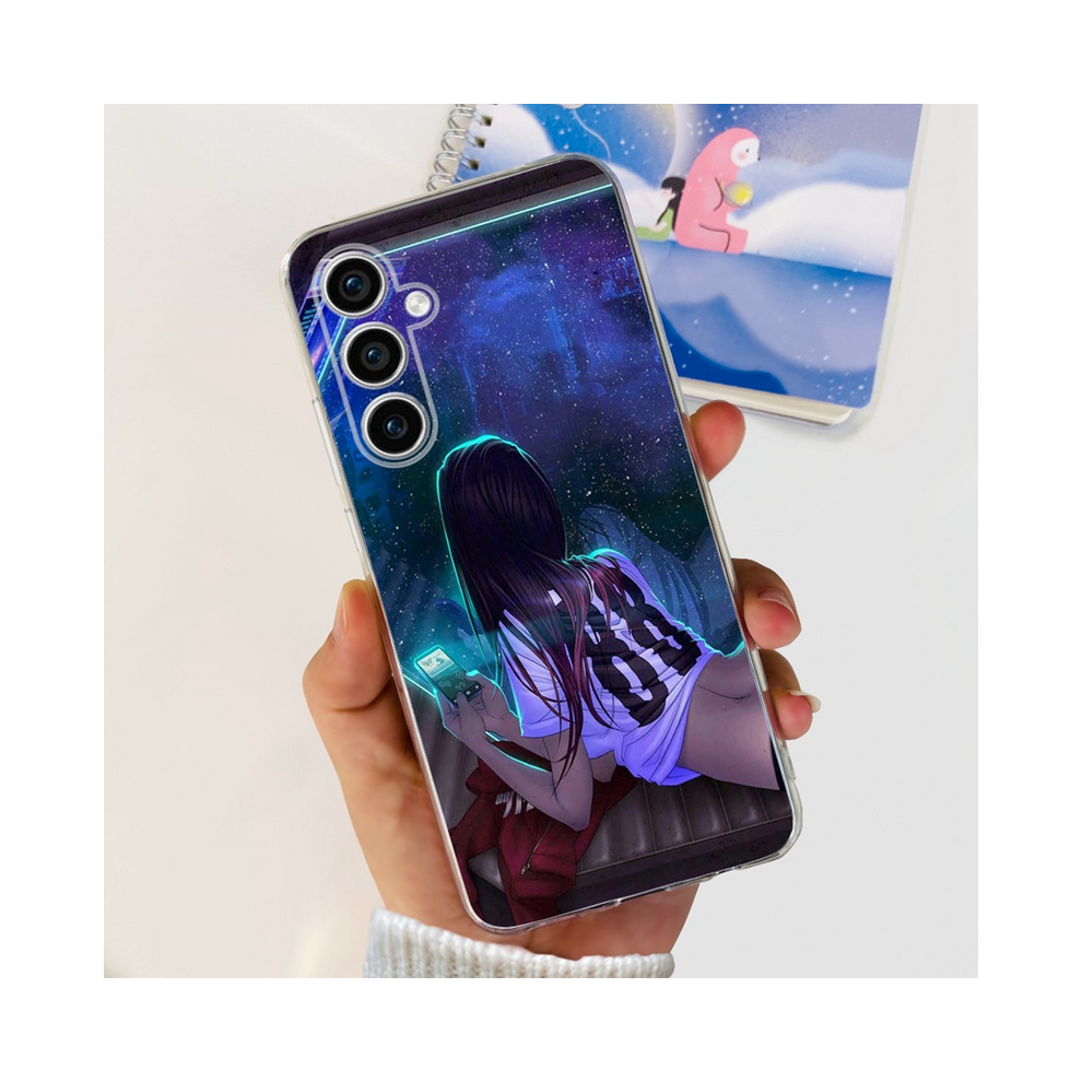 (Shell-U43, For Samsung S23 Fe) For Samsung Galaxy S23 Fe 5G Case 2023 Fashion Blu 967855035604