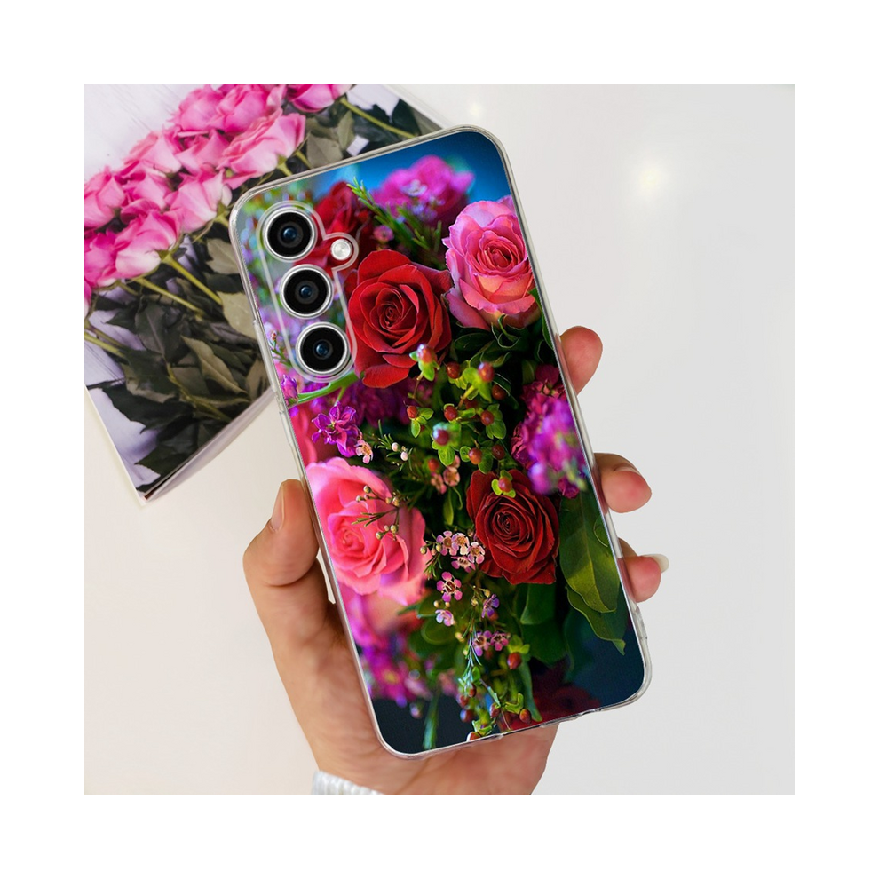 (Shell-U46, For Samsung S23 Fe) For Samsung Galaxy S23 Fe 5G Case 2023 Fashion Blu 967855035635