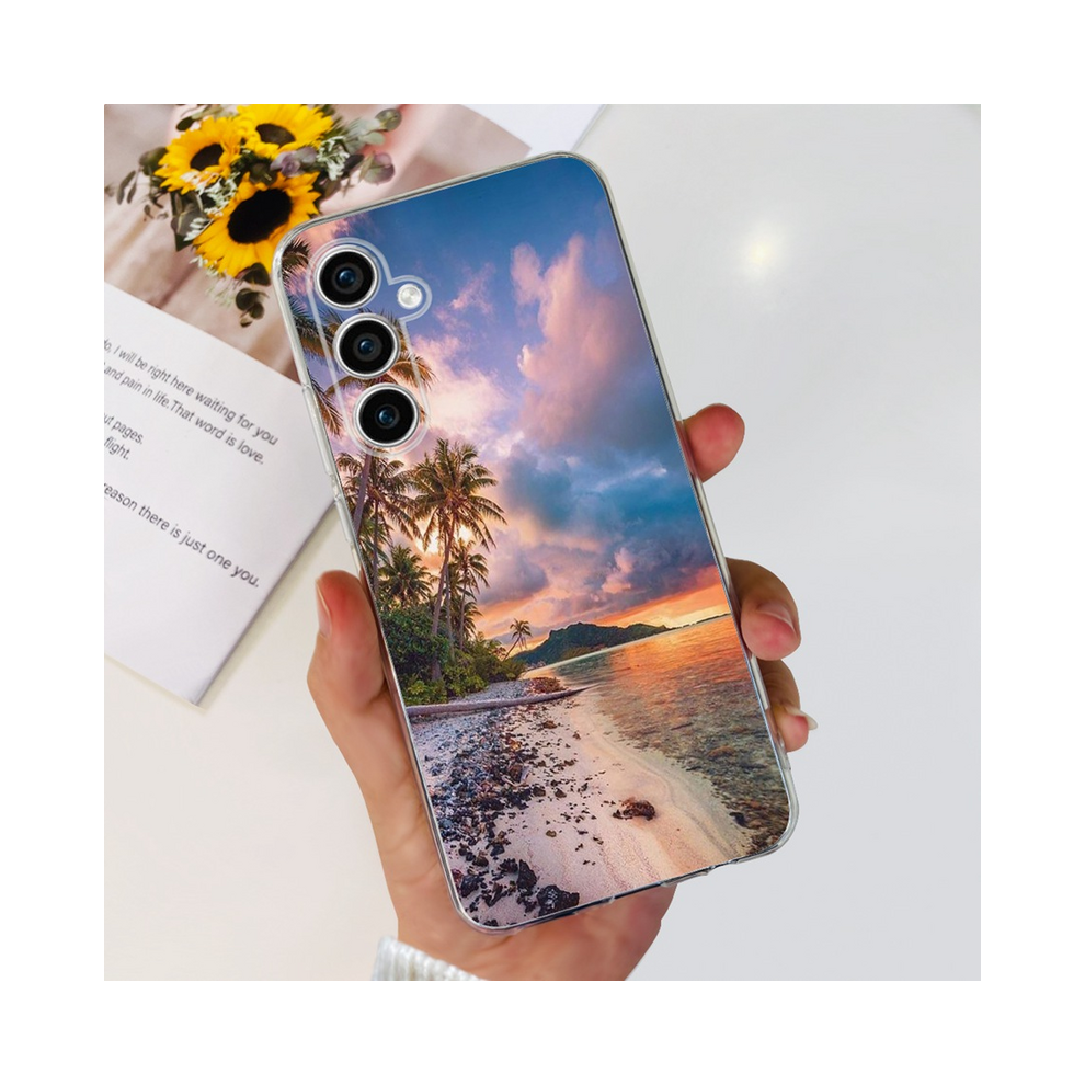 (Shell-U69, For Samsung S23 Fe) For Samsung Galaxy S23 Fe 5G Case 2023 Fashion Blu 967855035765