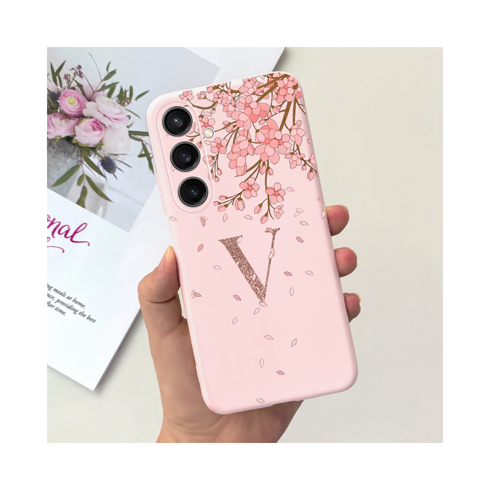 ( - V, For Samsung A15 4G) For Samsung Galaxy A25 Case A15 A35 2023 Back Cove Pink 967855026558