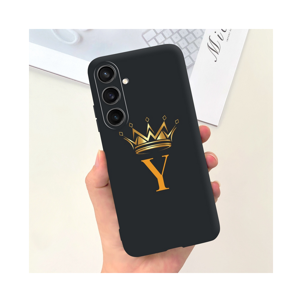 ( - Y, For Samsung A25 5G) For Samsung Galaxy A25 Case A15 A35 2023 Back Cove Black 967855026848