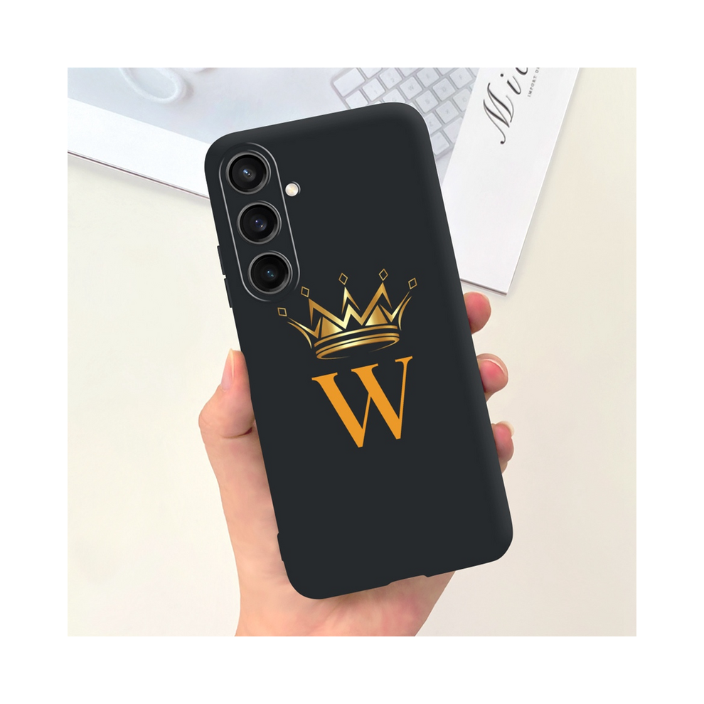 ( - W, For Samsung A35 5G) For Samsung Galaxy A25 Case A15 A35 2023 Back Cove Black 967855026893