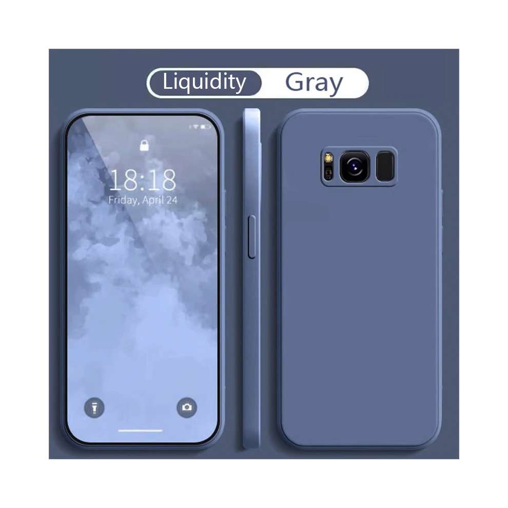 (, For Galaxy S21) High Quality Original Liquid Silicone Case For Sam Gray 967855039121